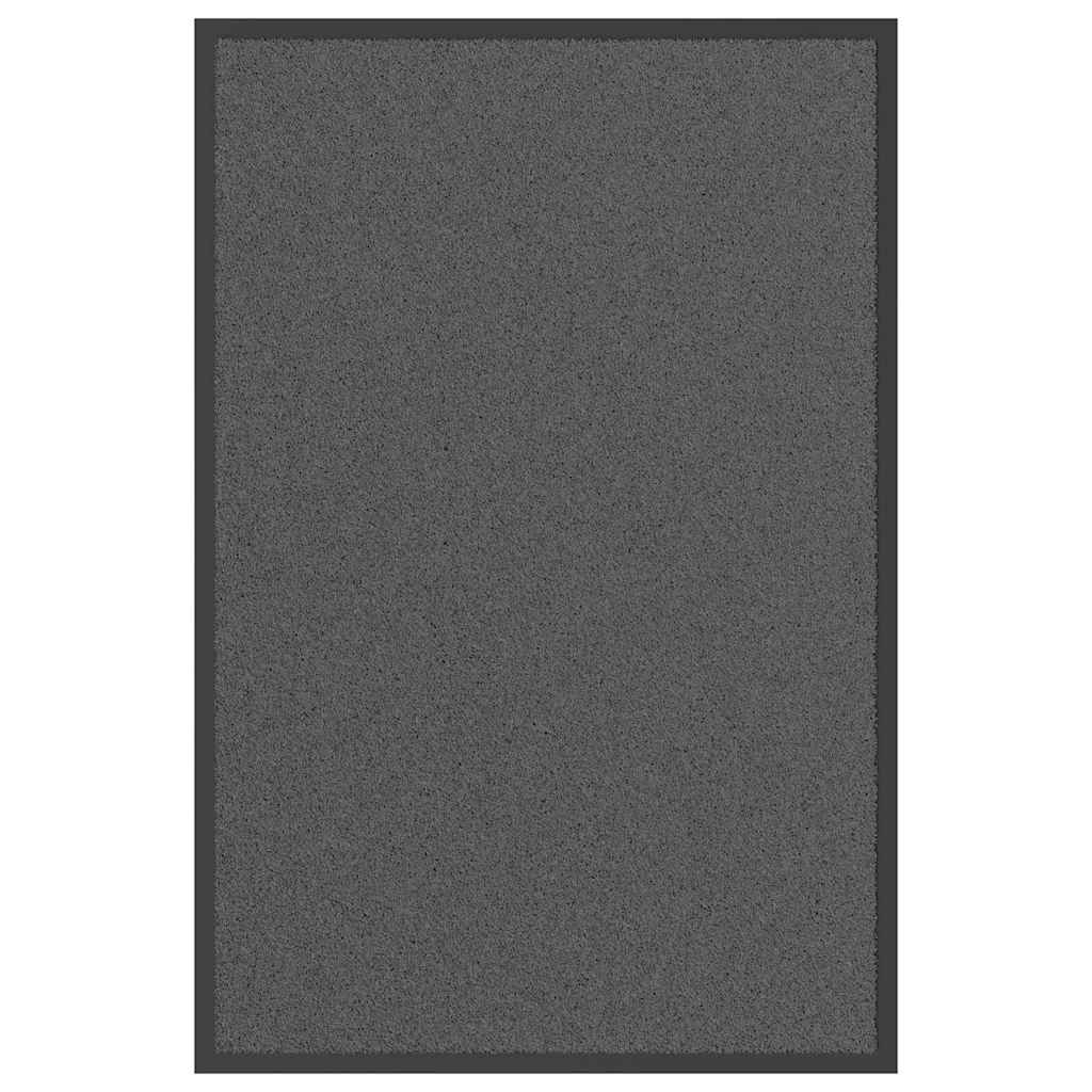 vidaXL Deurmat 40x60 cm zwart