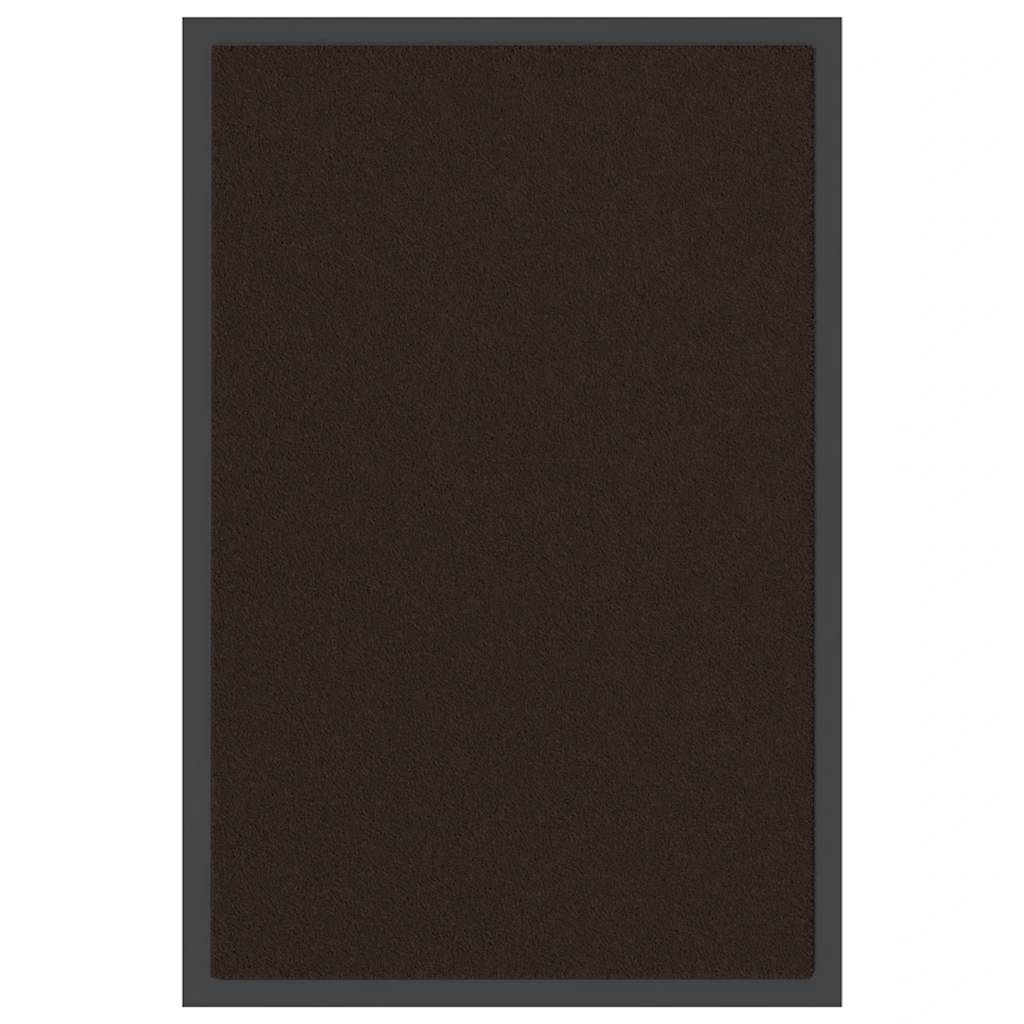 vidaXL Deurmat 40x60 cm zwart