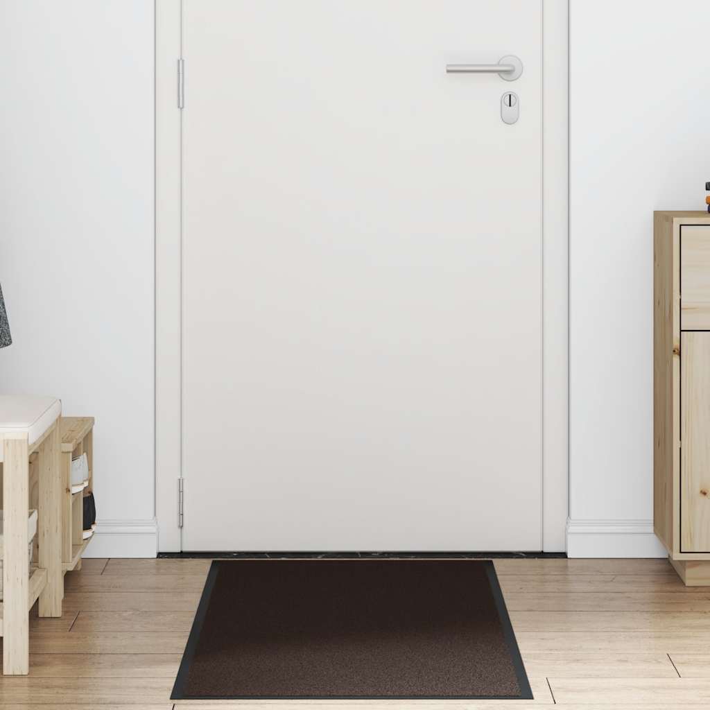 vidaXL Deurmat 40x60 cm zwart