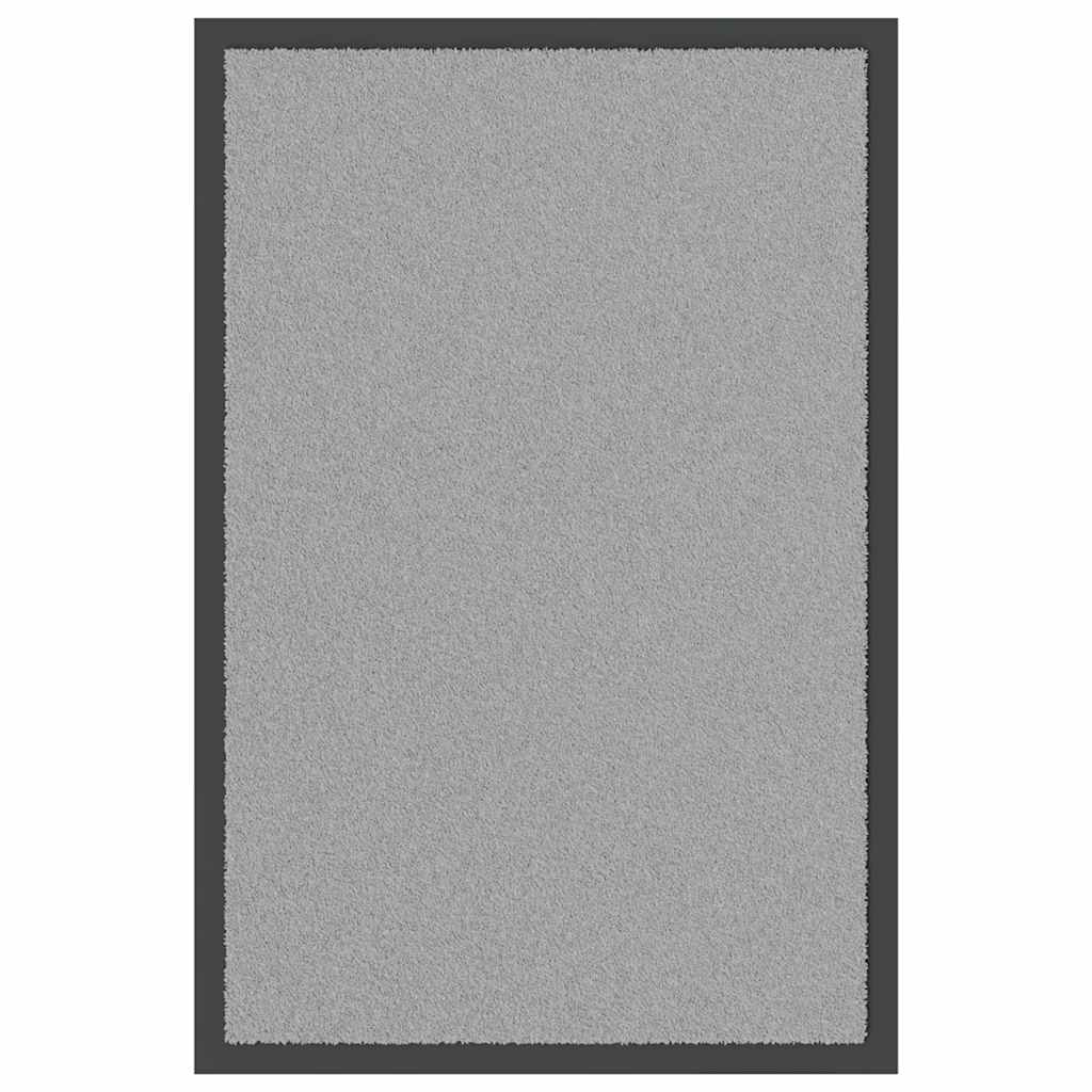 vidaXL Deurmat 40x60 cm zwart