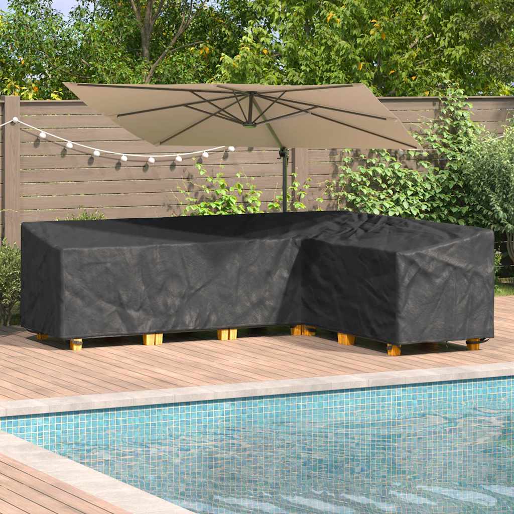 vidaXL Meubelbescherming Zwart 220 x 220 x 80 cm 210D Oxford stof