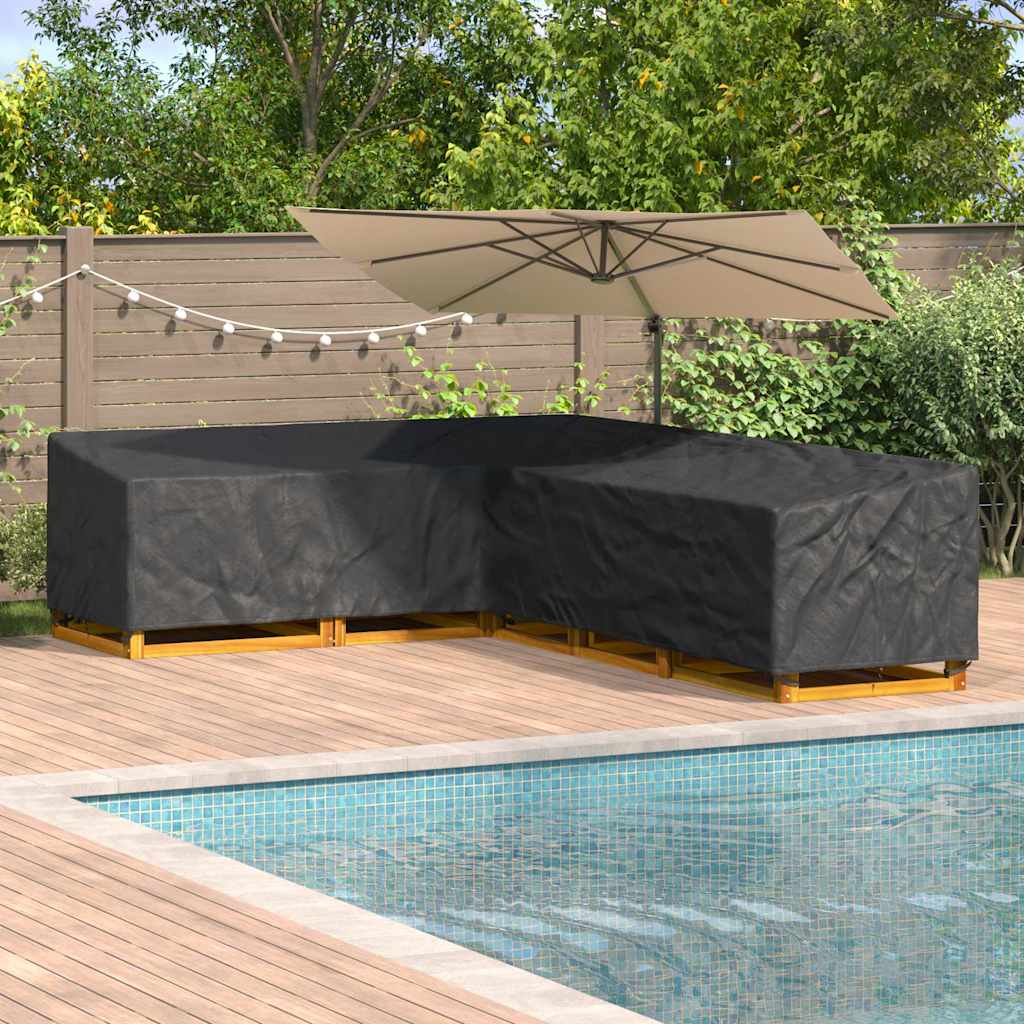 vidaXL Meubelbescherming Zwart 220 x 220 x 80 cm 210D Oxford stof