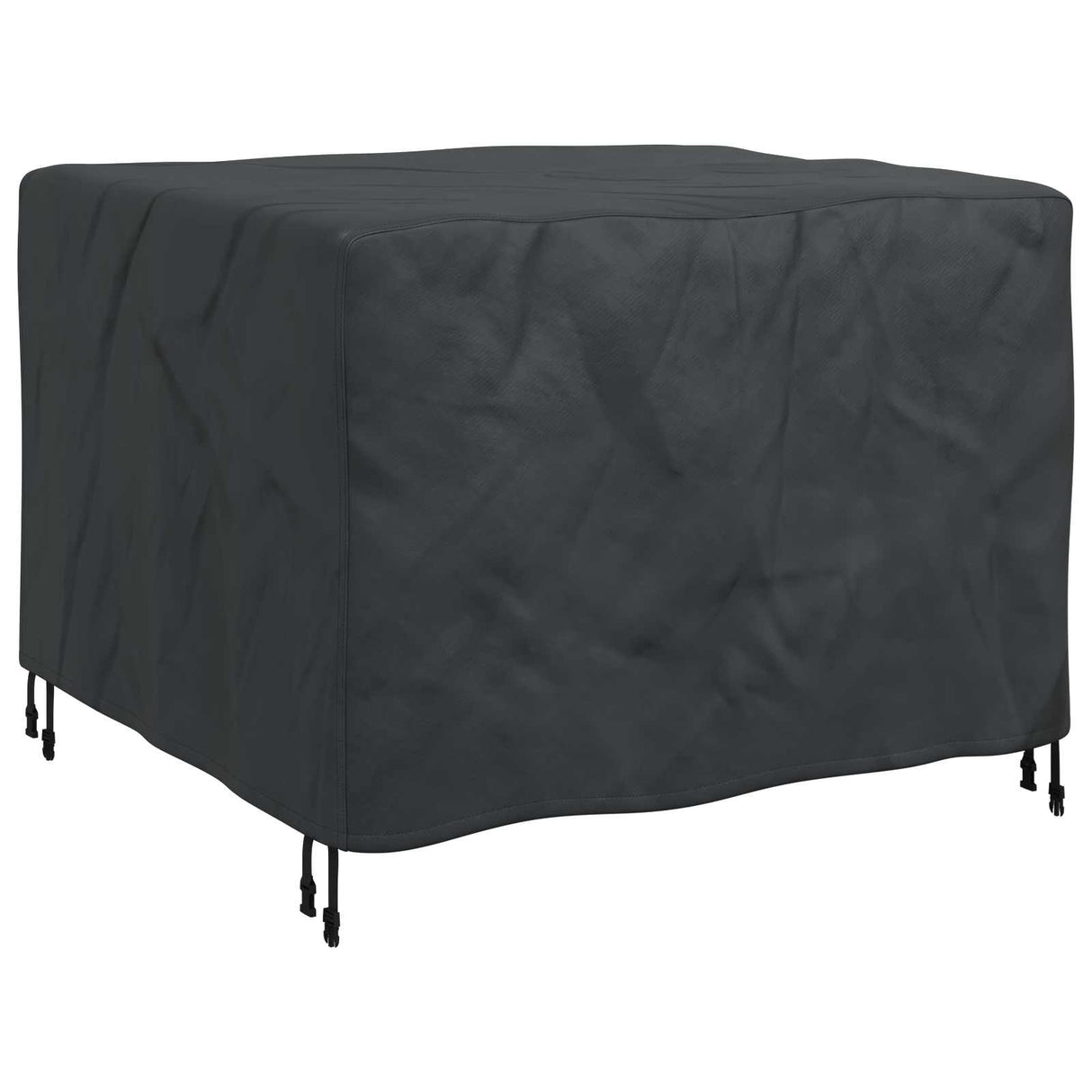 vidaXL Furniture Cover Solid Black 100 x 100 x 70 cm 210D