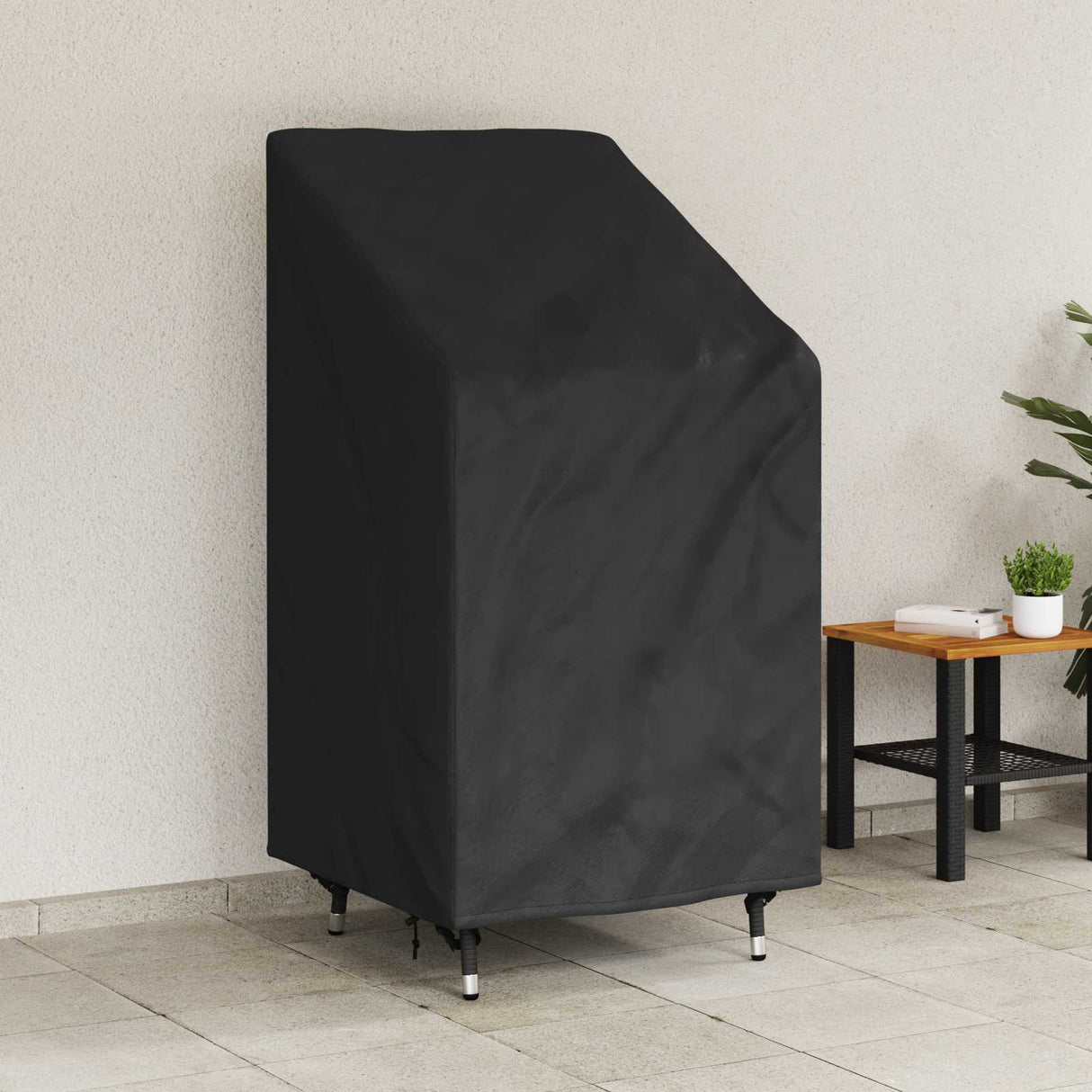 vidaXL Housse de canapé Noir 70 x 70 x 85 / 125 cm 600D Oxford Stof
