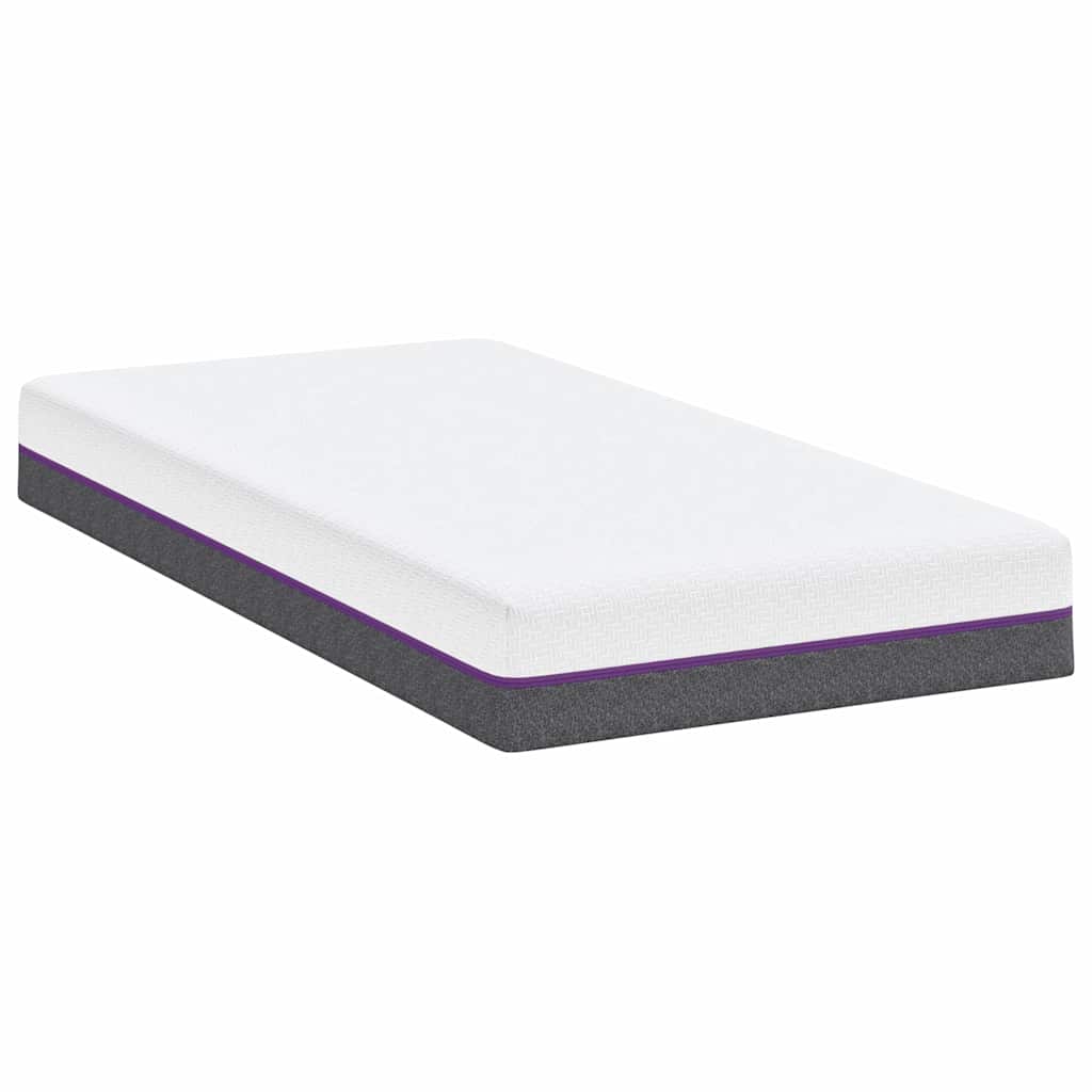 vidaXL Matras Wit en Grijs 80 x 160 cm Jacquard stof