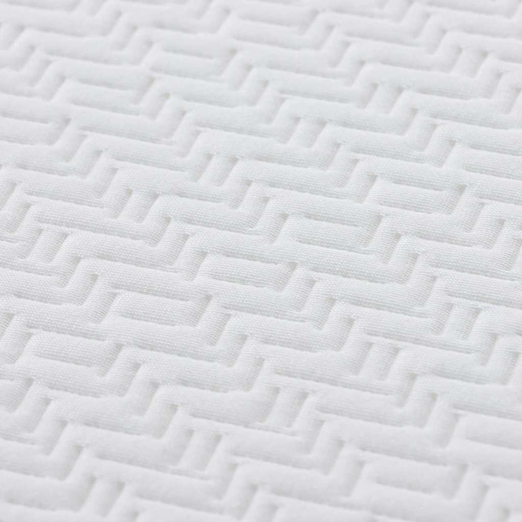 vidaXL Matras Wit en Grijs 80 x 160 cm Jacquard stof