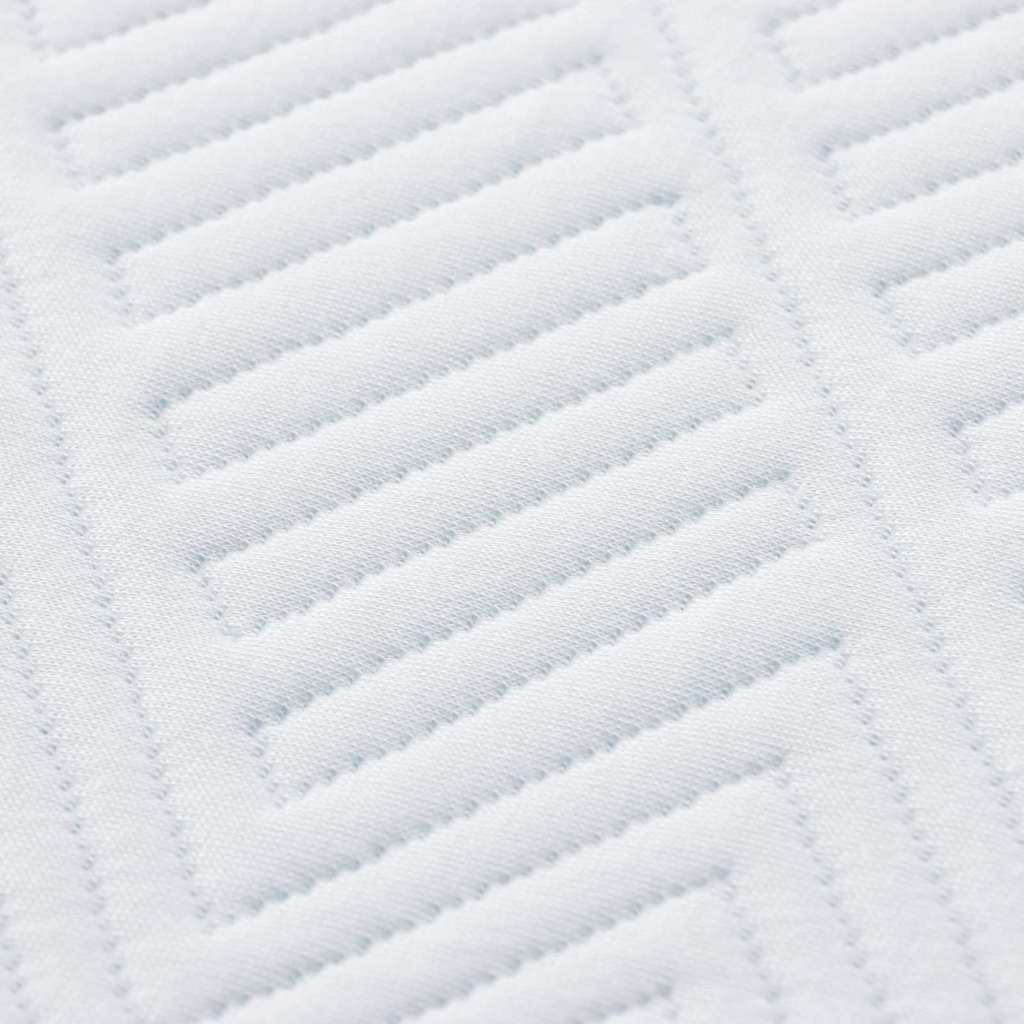 vidaXL Matras Wit en Blauw 80 x 160 cm Jacquard stof