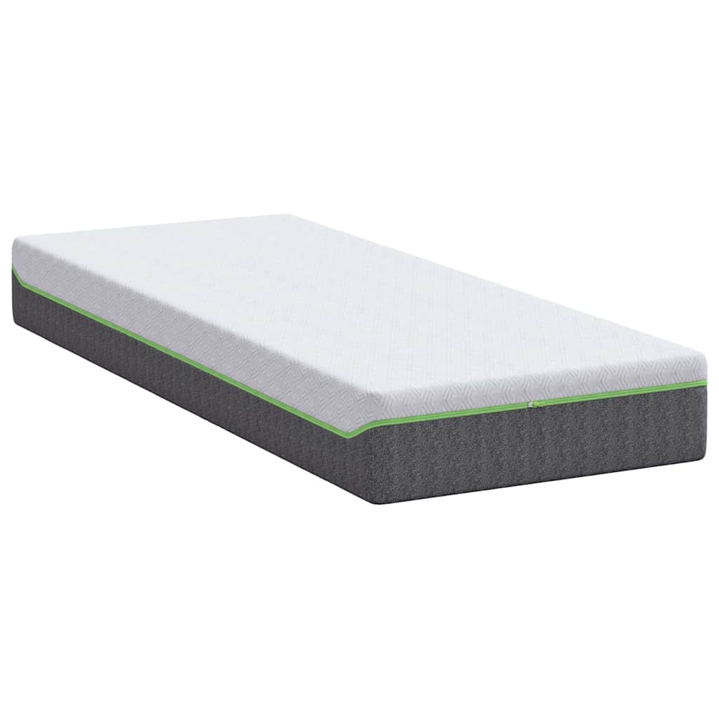 vidaXL Matras Wit en Grijs 80 x 160 cm Jacquard stof