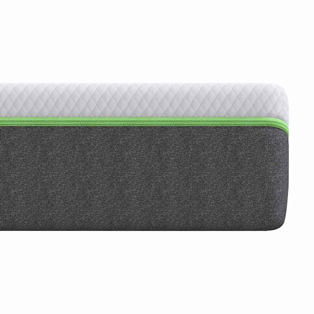 vidaXL Matras Wit en Grijs 80 x 160 cm Jacquard stof