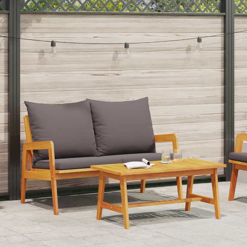 vidaXL Salontafel Olie Natuurlijk Massief Acacia Hout