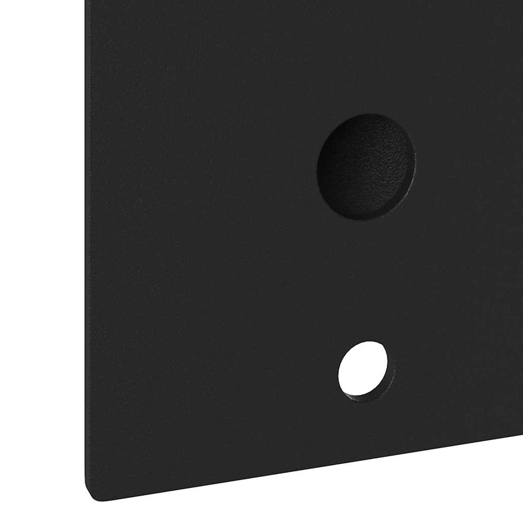 vidaXL Polish Flag Pendant Black 10.5 x 7.5 x 0.25 cm Steel
