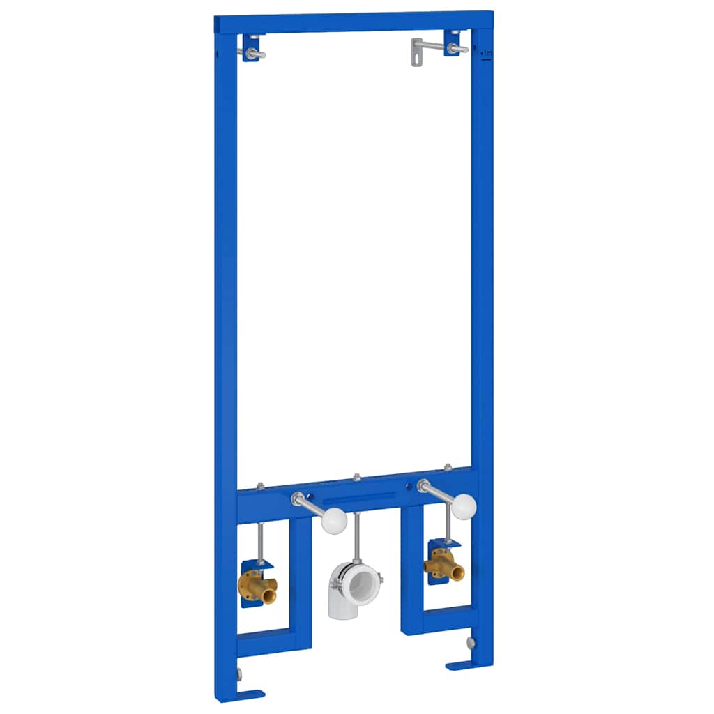 vidaXL Badkamer wandondersteuning Blauw 50 x 3 x 112 cm