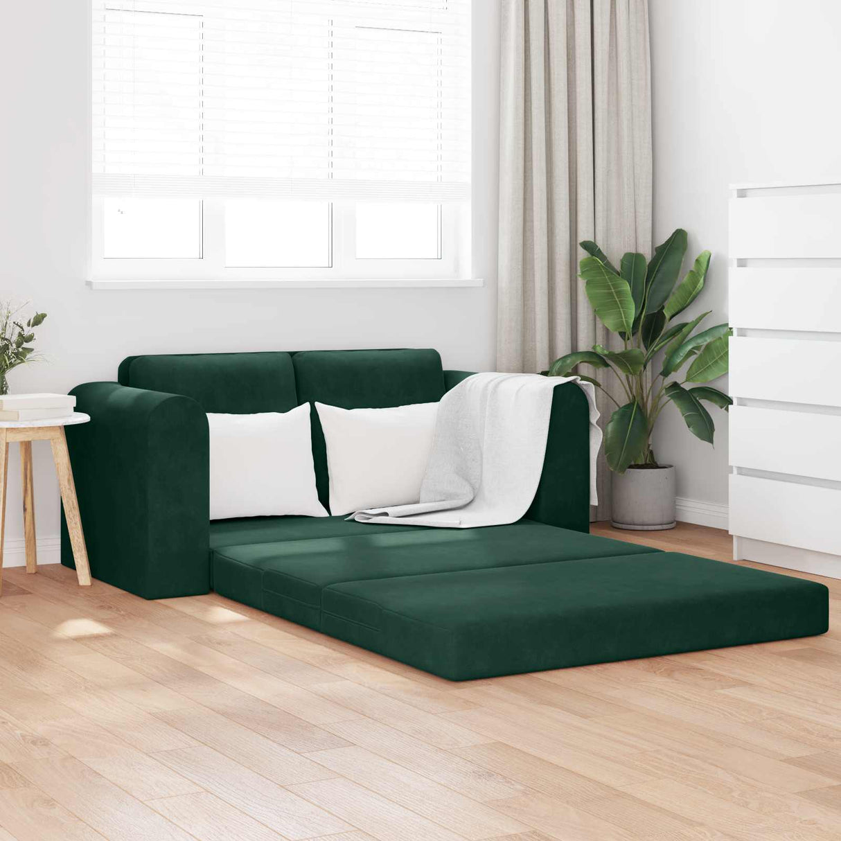 vidaXL Sofa Bed Blue 98 x 71 x 83 cm Velvet