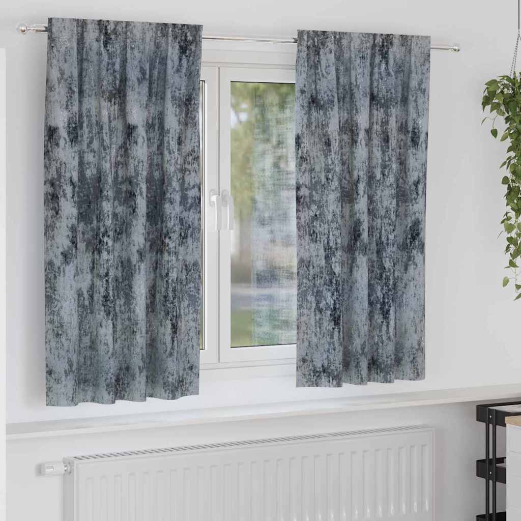 vidaXL Velvet Gordijnen 2 pcs Wijnrood 140 x 140 cm Fluweel