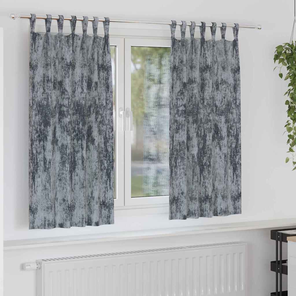 vidaXL Velvet Gordijnen 2 pcs Wijnrood 140 x 140 cm Fluweel