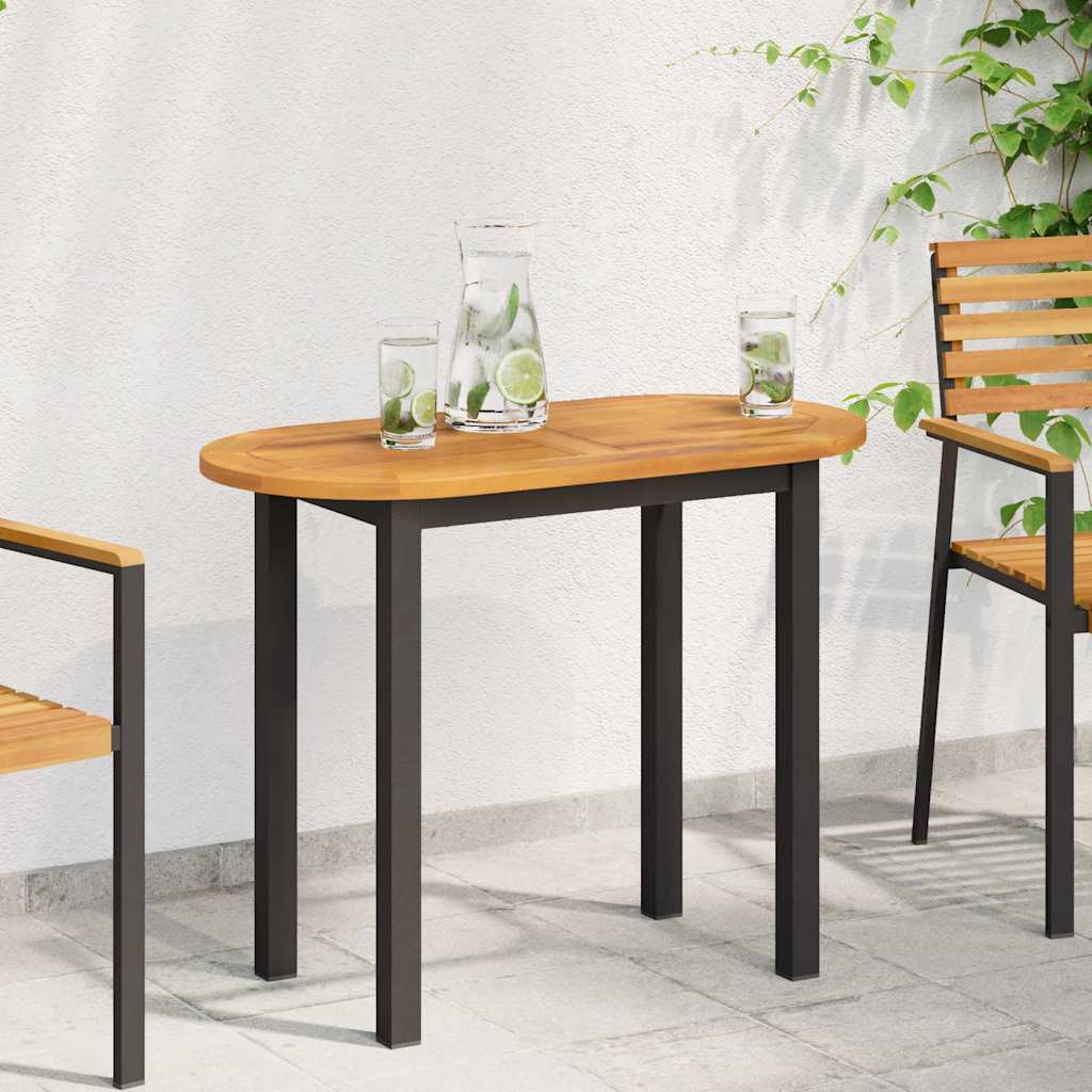 vidaXL Tafelblad Olie Natuurlijk 80 x 40 x 2 cm Massief Acacia Hout