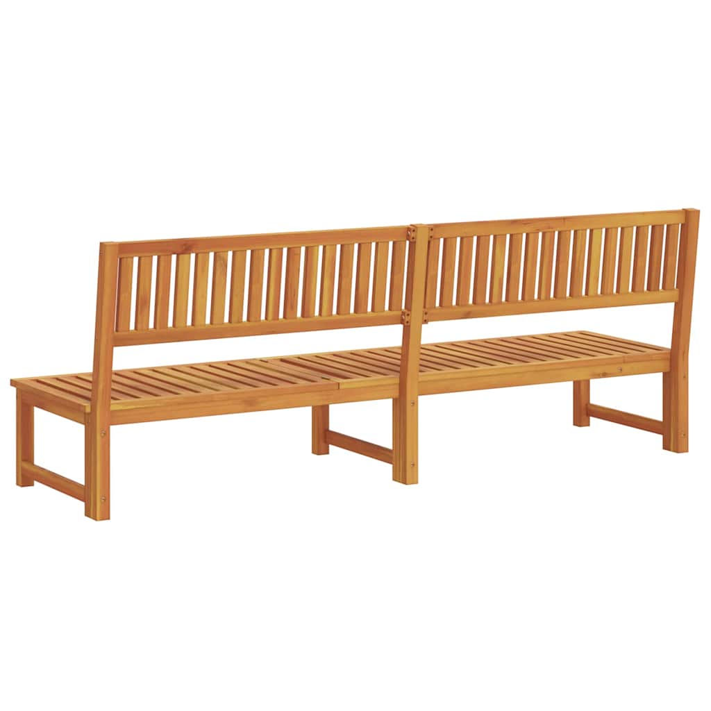vidaXL Ligstoel Olie Natuurlijk 200 x 57 x 75cm Massief acaciahout