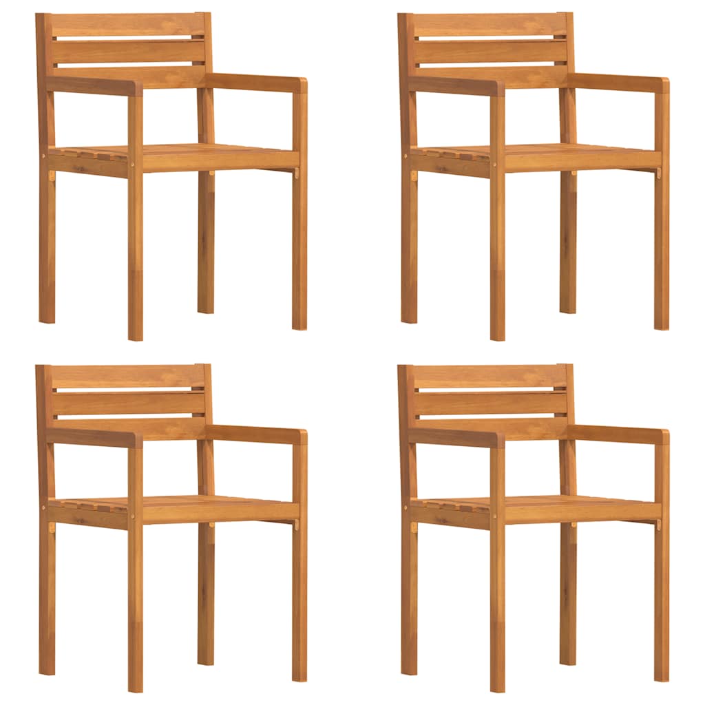 vidaXL Tuinstoelen 2 st 50x53x80 cm massief acaciahout