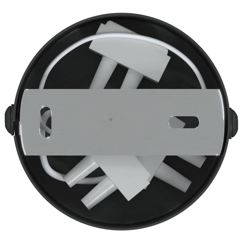 vidaXL Plafondspot met schijnwerpers Zwart 6 x 6 x 16 cm Metaal