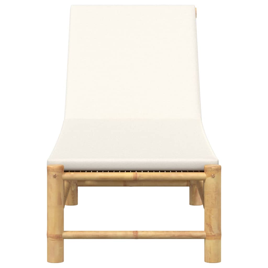 vidaXL Ligbed 55x199x30 cm bamboe
