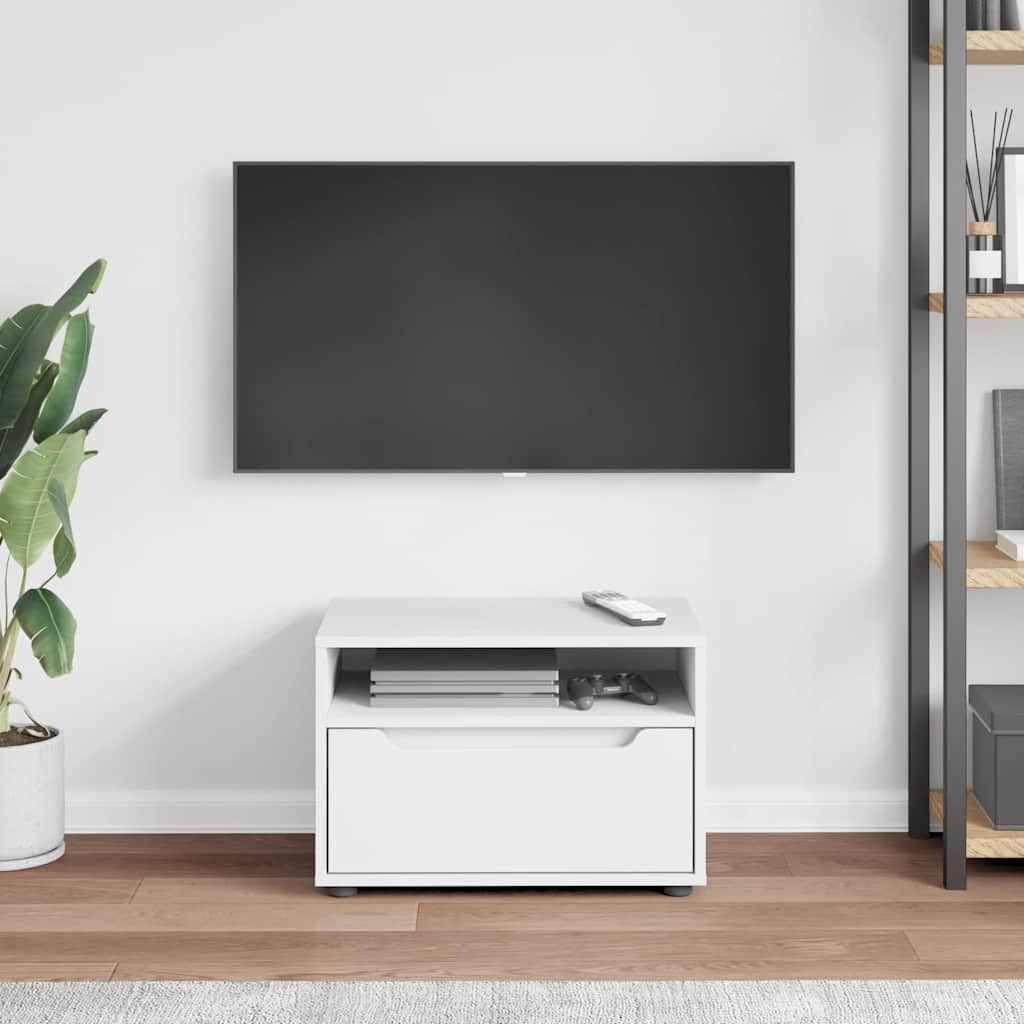 vidaXL Tv-meubel VISNES 60x40x38 cm bewerkt hout wit