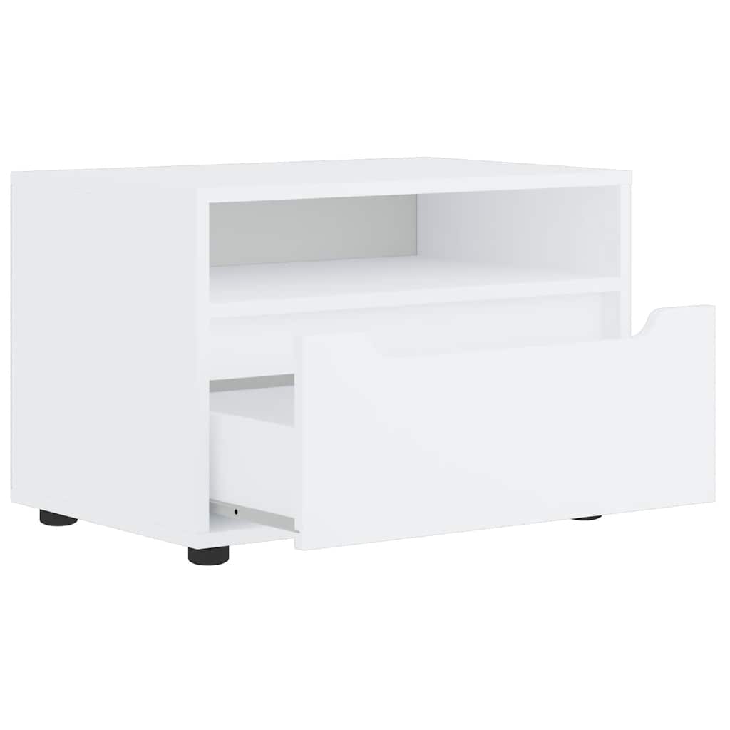 vidaXL Tv-meubel VISNES 60x40x38 cm bewerkt hout wit