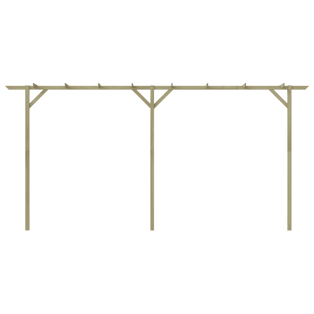 vidaXL Pergola 205x40x203 cm wood