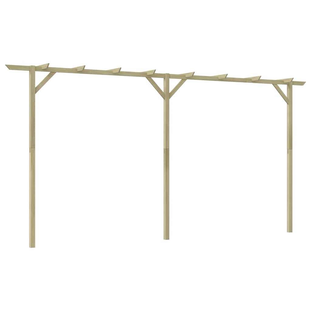 vidaXL Pergola 205x40x203 cm wood