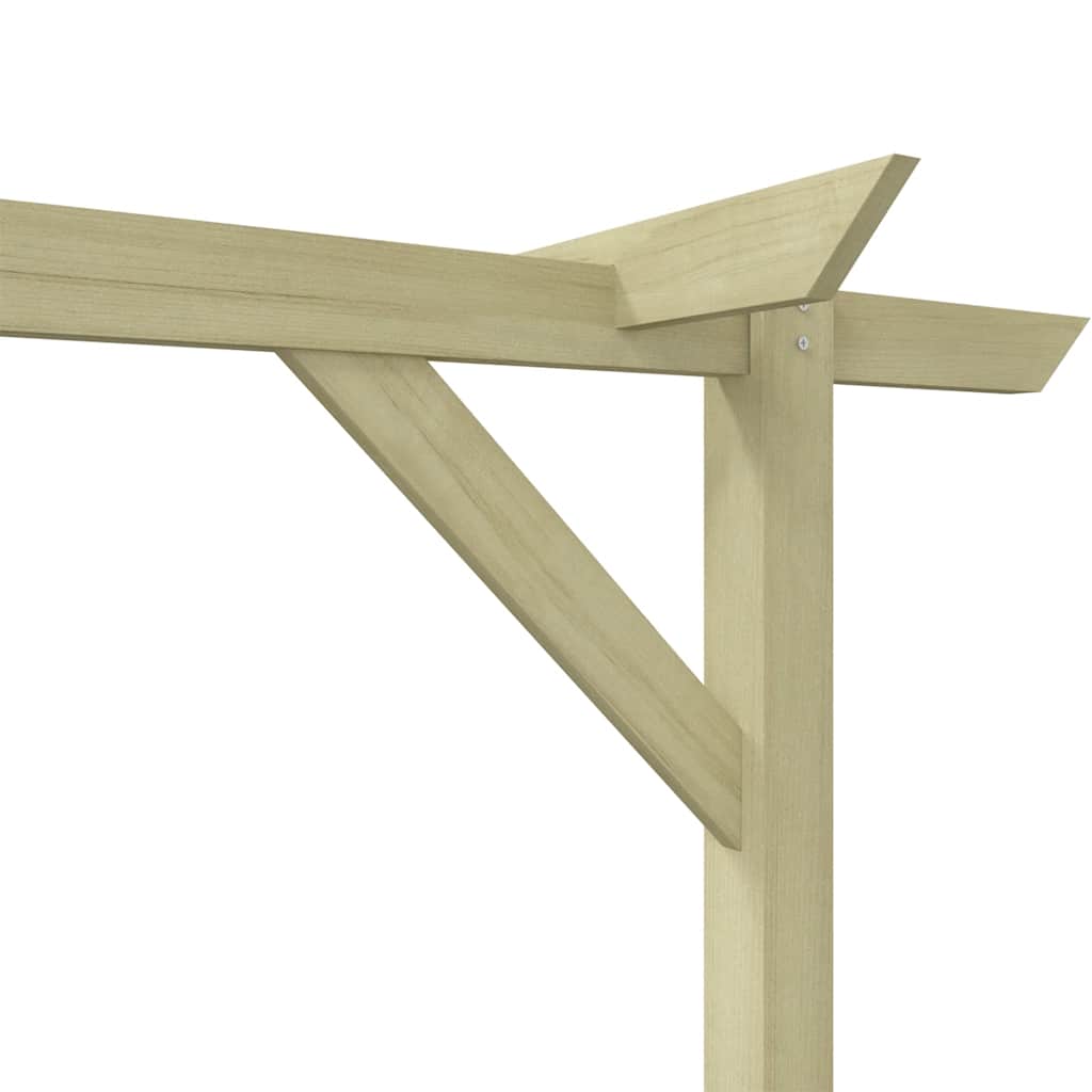 vidaXL Pergola 205x40x203 cm wood
