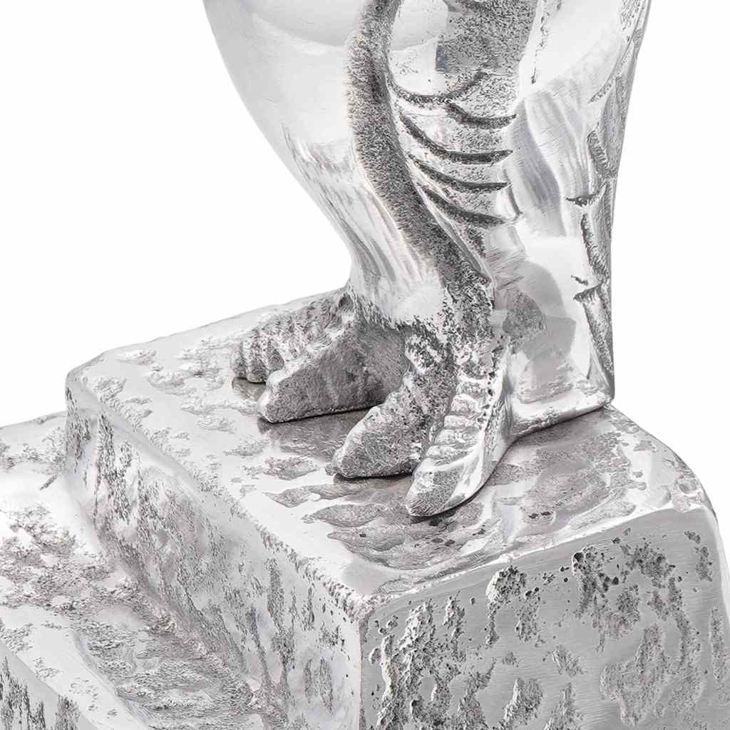 vidaXL Boekensteunen 2 pcs Zilver 12 x 9 x 19 cm Aluminium