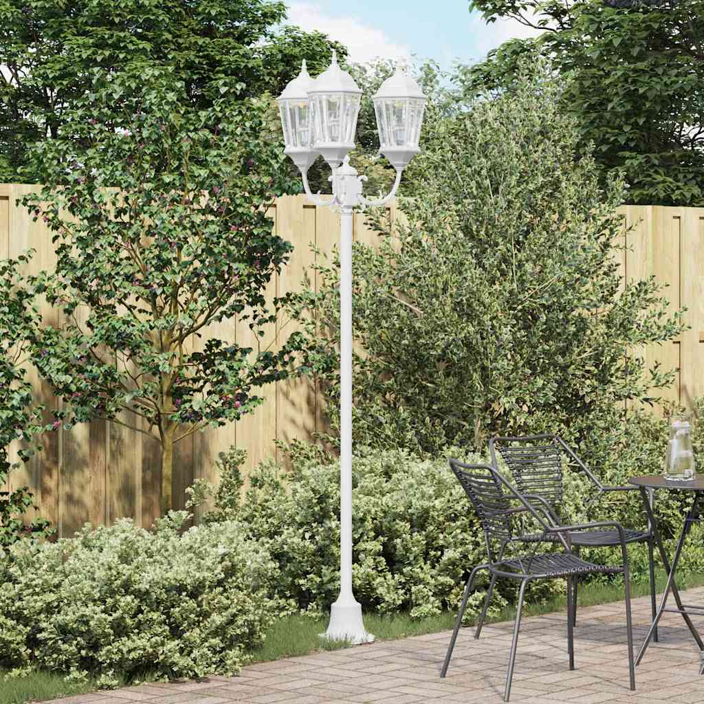 vidaXL Tuin Lamp Vintage geborsteld groen 57 x 49 x 241 cm