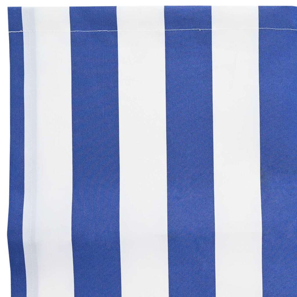 vidaXL Side Wall Replacement Blue and White 1000 x 160 cm Polyester Fabric