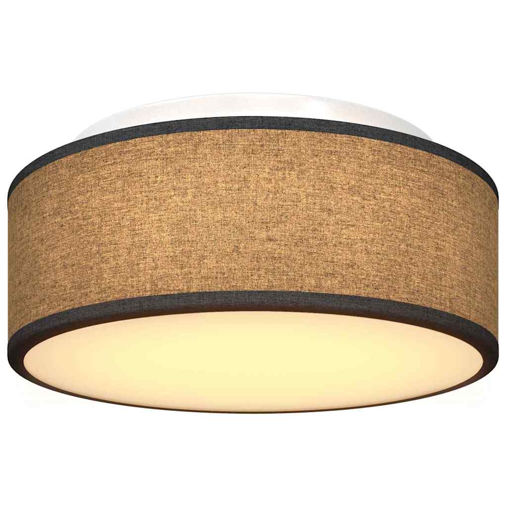 vidaXL Plafondlamp met schijnwerpers Zwart 30 x 30 x 13,5 cm Stof