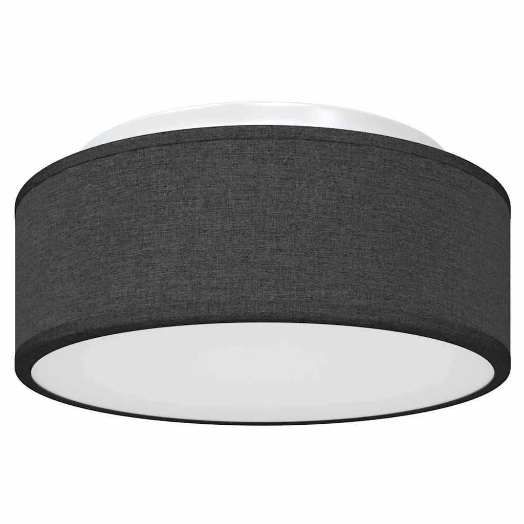 vidaXL Plafondlamp met schijnwerpers Zwart 30 x 30 x 13,5 cm Stof