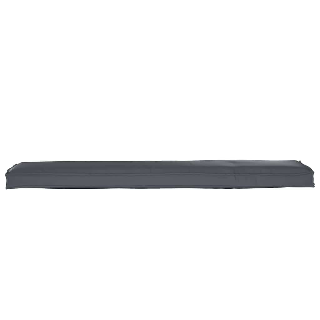 vidaXL Pallet Kussen Antraciet 180 x 40 x 8 cm Oxford Stof