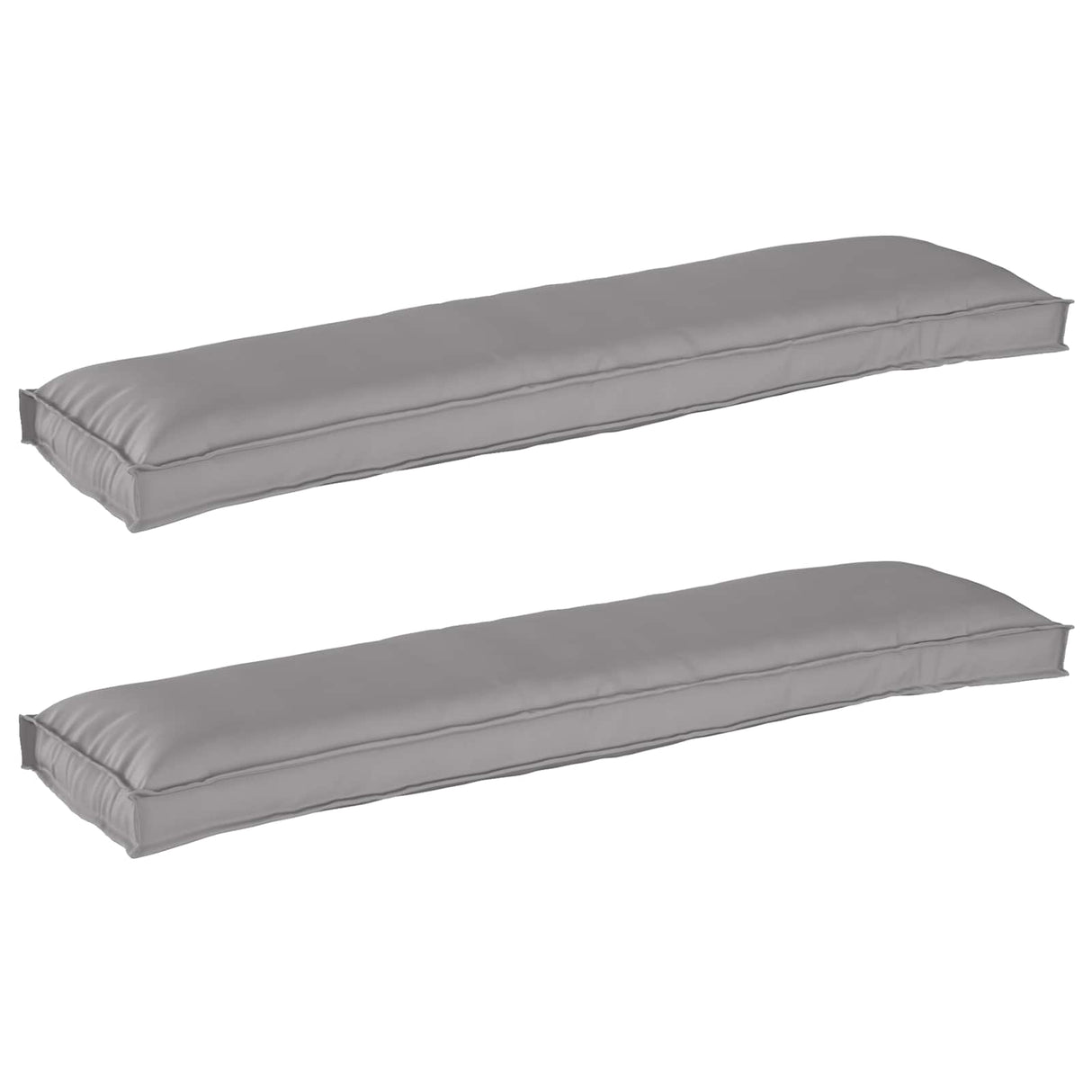 vidaXL Pallet Kussen Set 2 pcs Antraciet 150 x 40 x 8 cm Oxford Stof