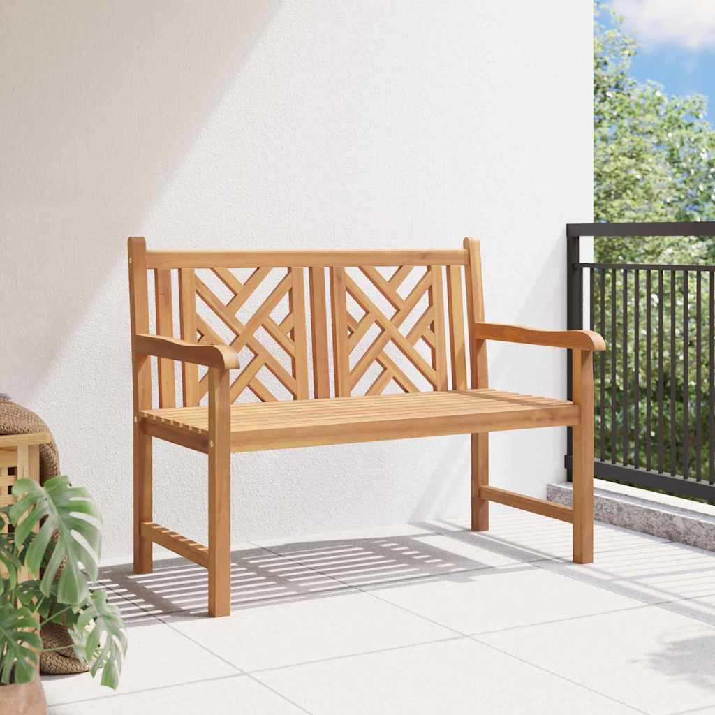 vidaXL Garden Bench 114 x 60 x 90 cm Solid Teakwood