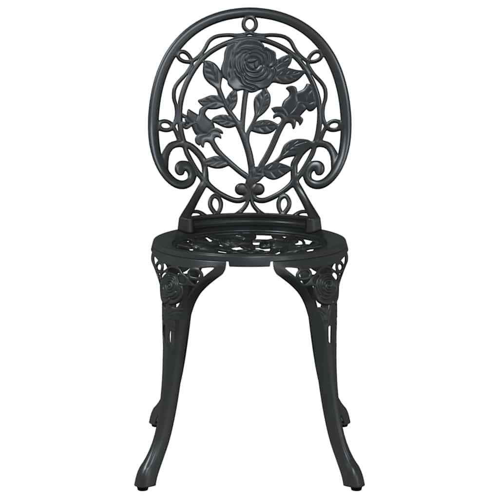 vidaXL Tuin Bistro Set 3 pcs Brons Aluminium