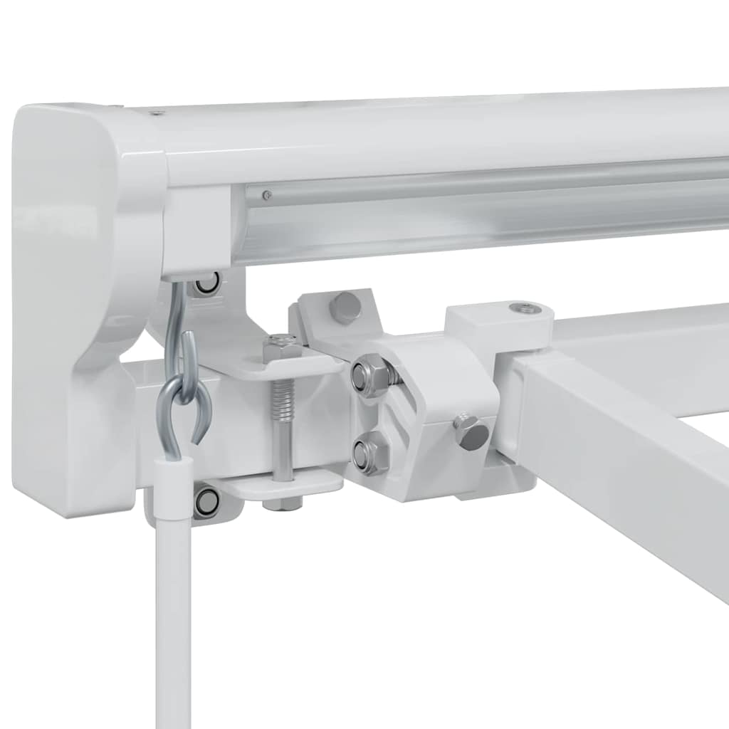 vidaXL Zonnescherm Frame Wit 2,5 x 2 m Poedergecoat staal