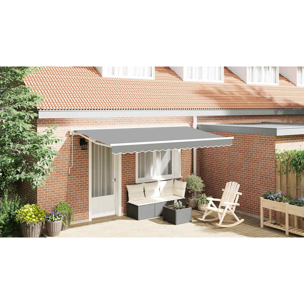 vidaXL Zonnescherm Frame Wit 2,5 x 2 m Poedergecoat staal