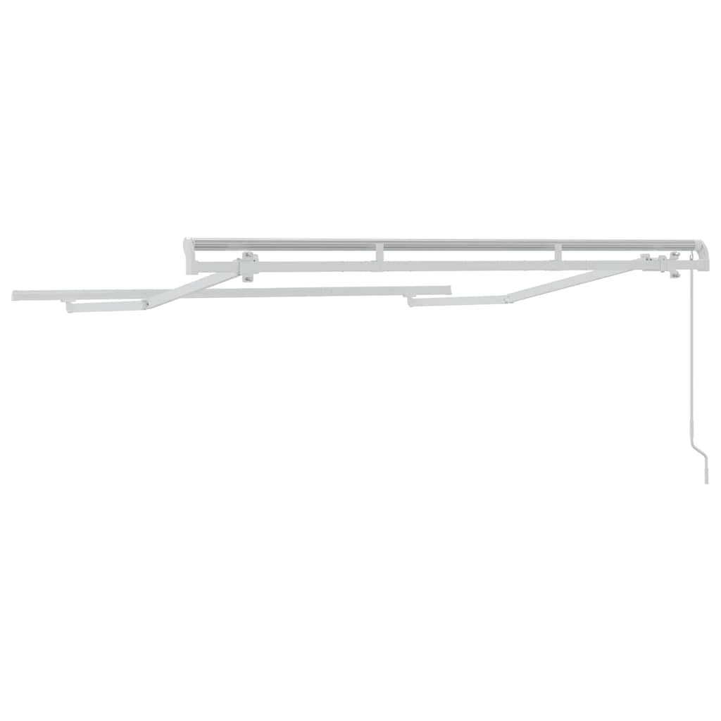 vidaXL Zonnescherm Frame Wit 2,5 x 2 m Metaal