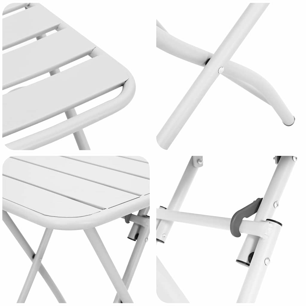 vidaXL Bistroset 3 pcs Groen Staal