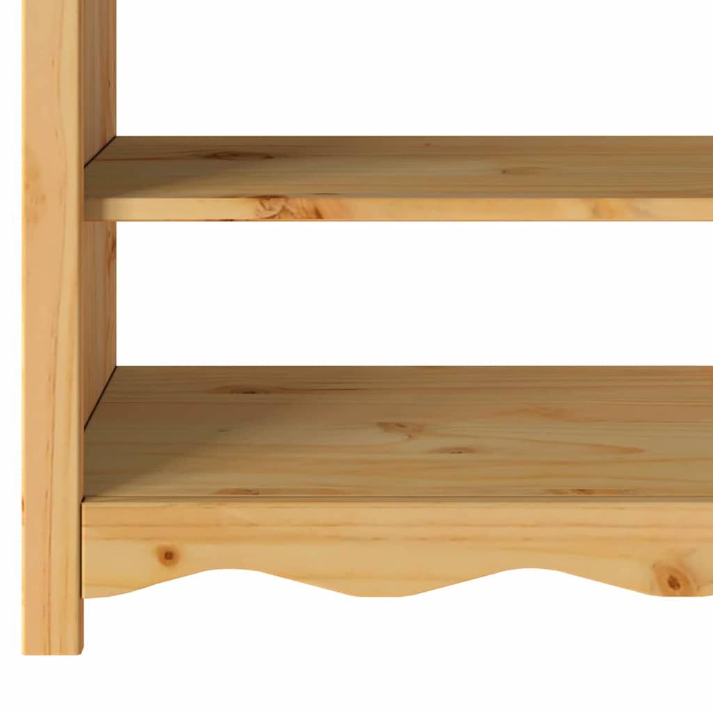 vidaXL Wandtafel Drammen Eiken 89,5 x 37 x 73 cm Massief grenenhout
