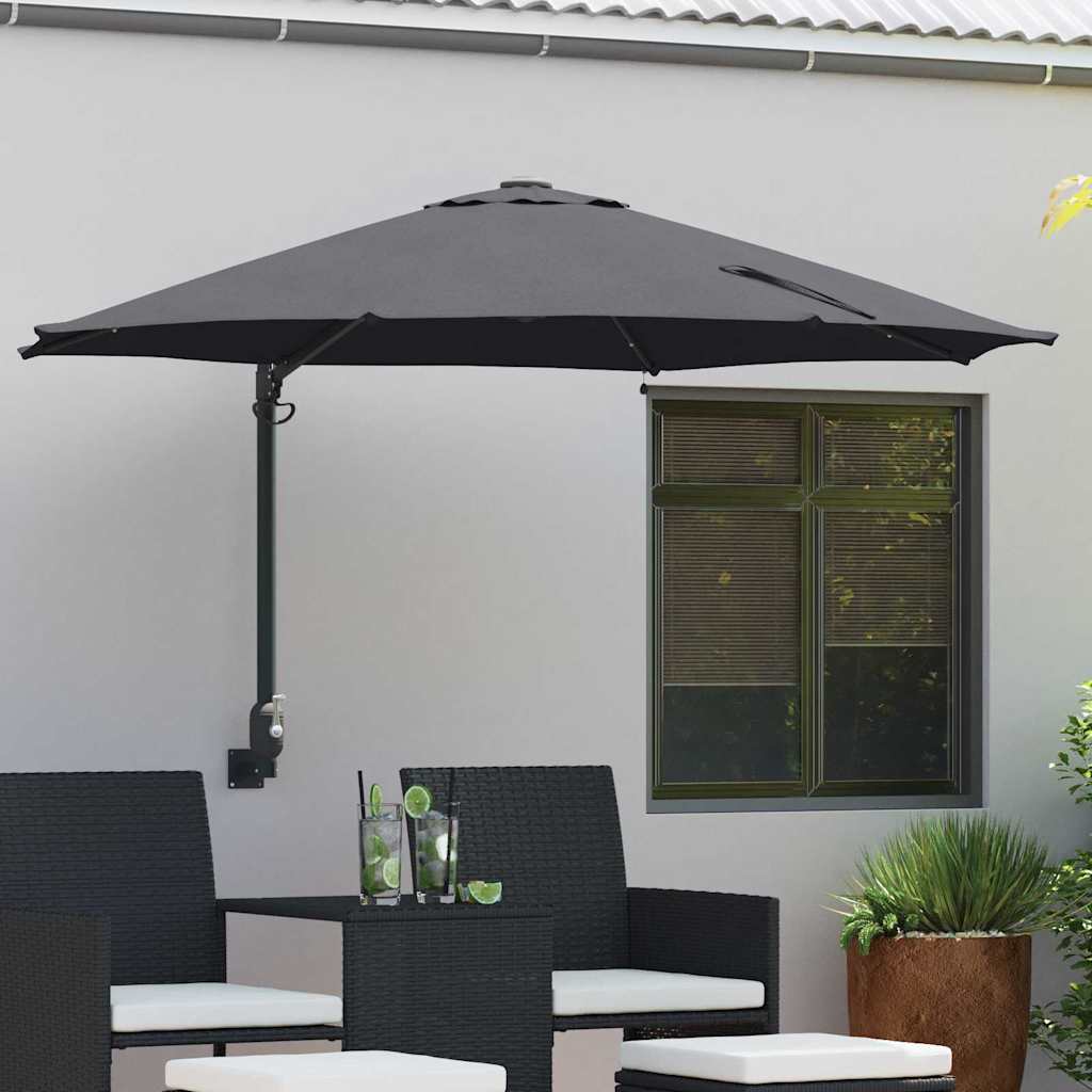 vidaXL Tuinparasol Zand 248 x 248 x 148 cm Polyester en Staal