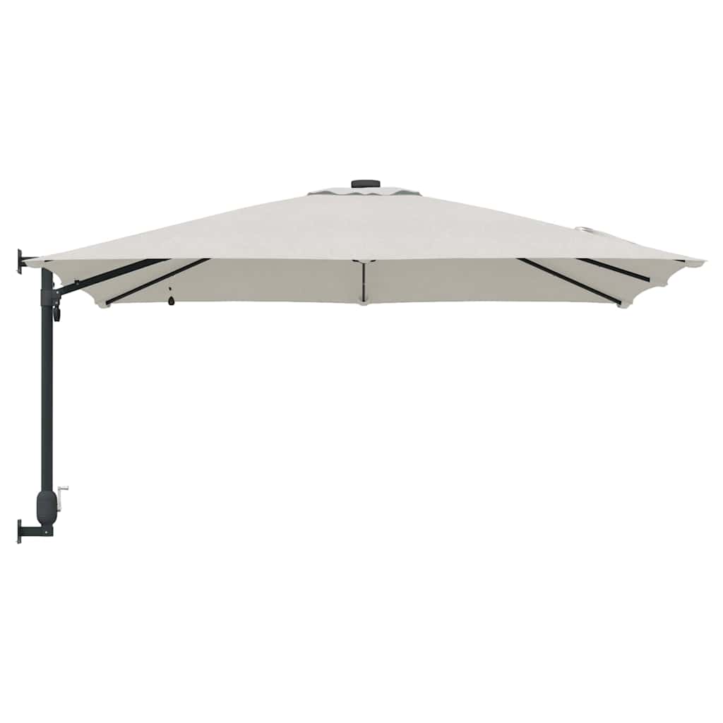 vidaXL Tuinparasol Zand 248,5 x 247,5 x 160 cm Polyester en Staal