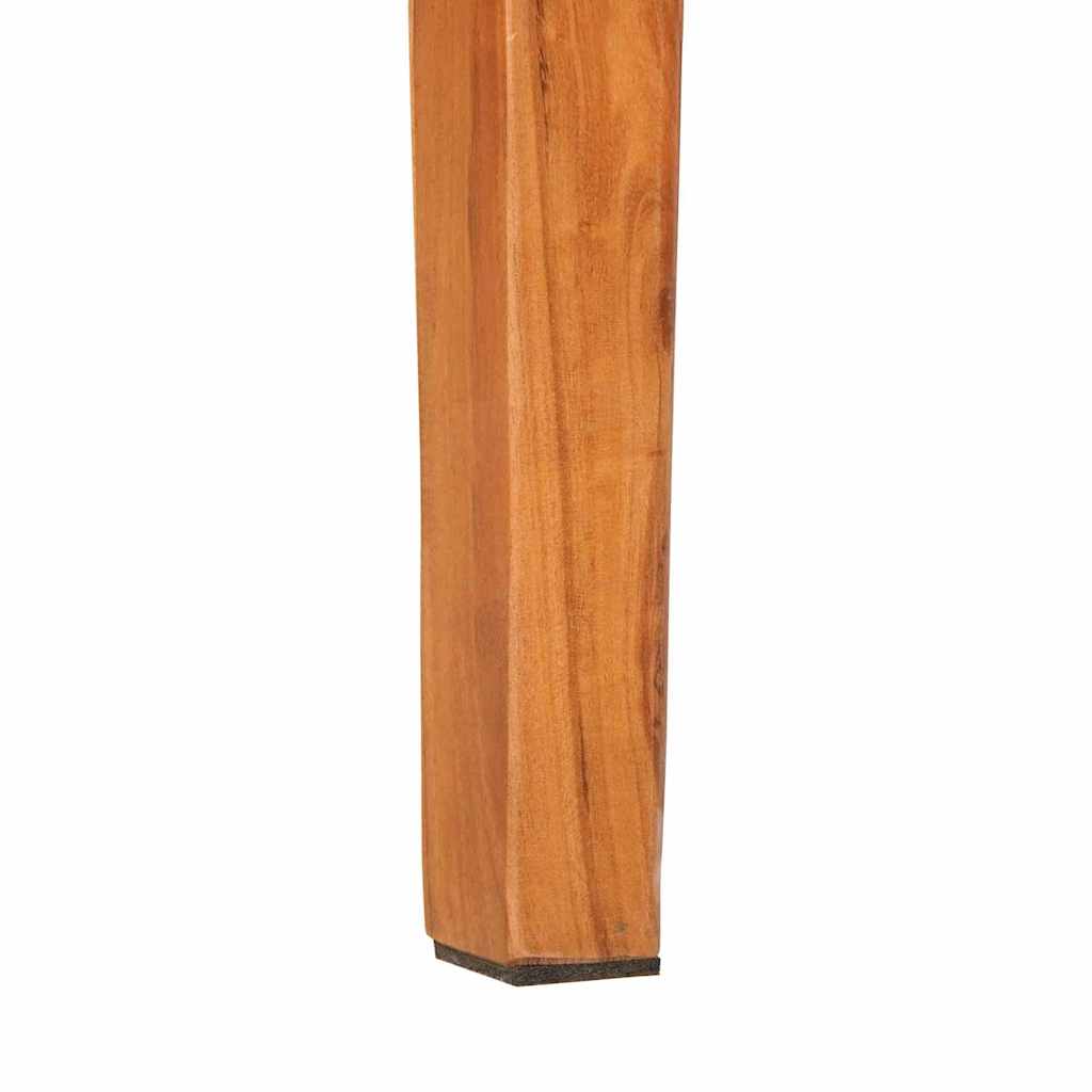 vidaXL Wandtafel met lade Bruin 110 x 30 x 80 cm Massief Acacia Hout
