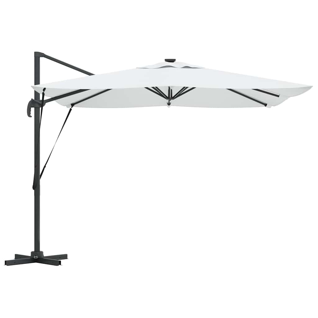 vidaXL Parasol Zand 286 x 284 x 270 cm Aluminium en Polyester