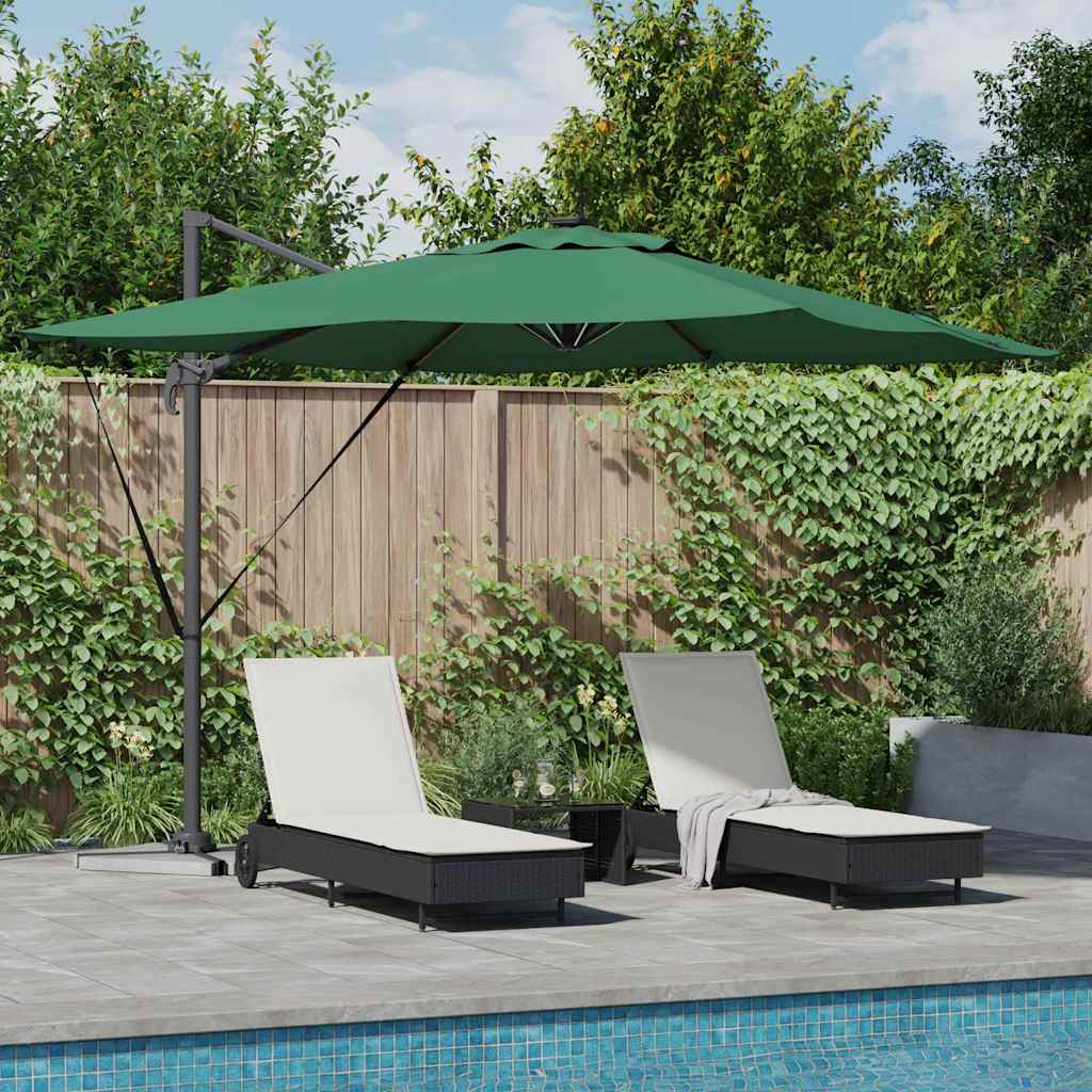 vidaXL Parasol Zand 286 x 284 x 270 cm Aluminium en Polyester