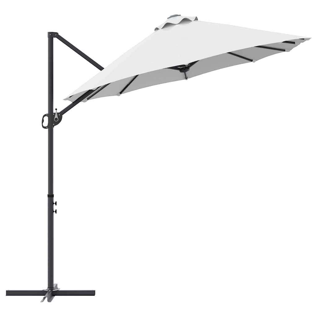 vidaXL Parasol Zand 372 x 198 x 243 cm Polyester en Aluminium