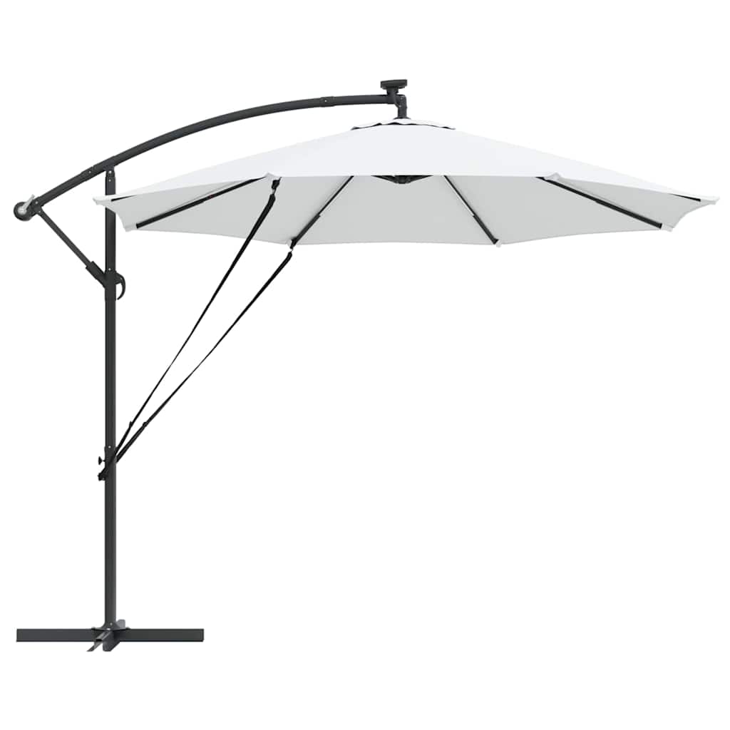 vidaXL Parasol Zand 294 x 294 x 248 cm Polyester en Aluminium